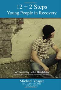 Book cover 12+2 Steps Young People in Recovery by Michael Yeager